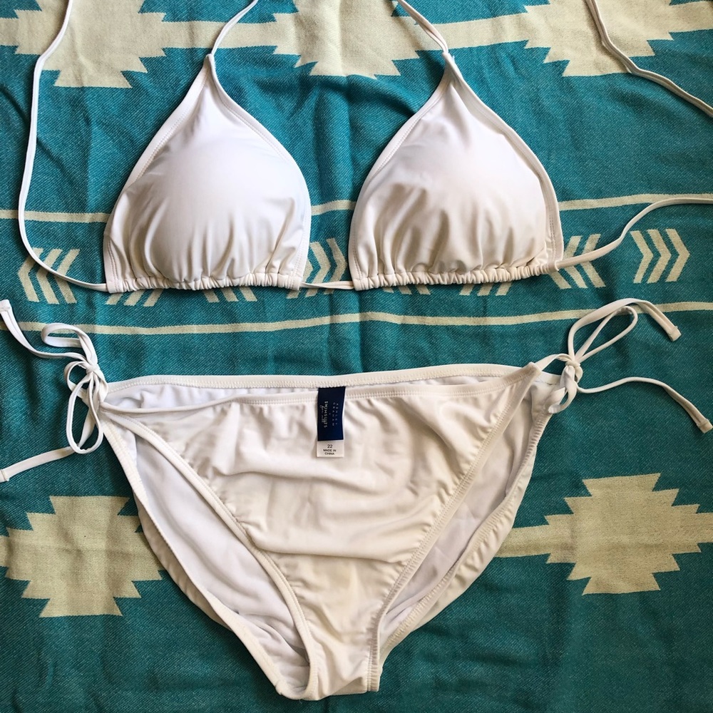 White String Bikini - image 1